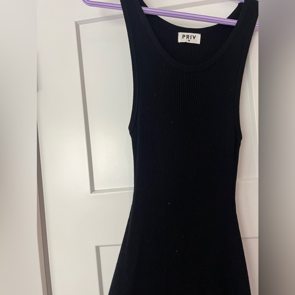 Black Slip Dress - Picture 4 of 4